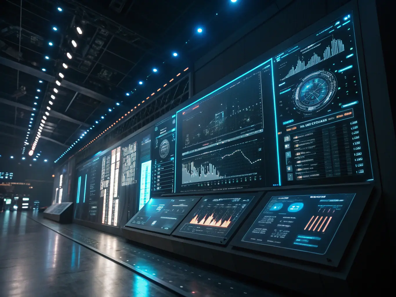 An AI-powered analytics dashboard displaying real-time data insights from IoT devices, showcasing the power of AI in data analysis.